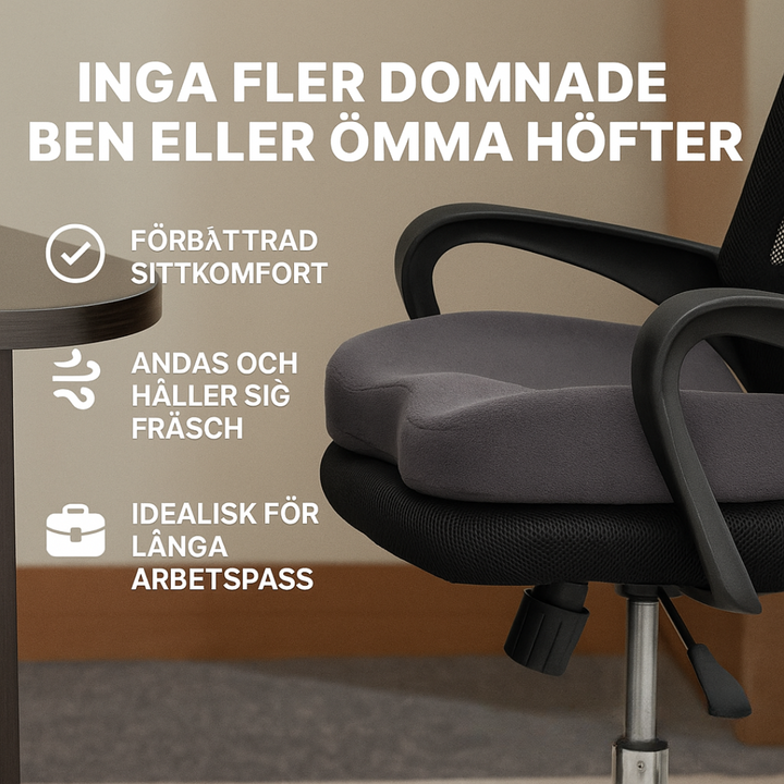 FlexSitt™ | Minneskudde – För långa sittstunder