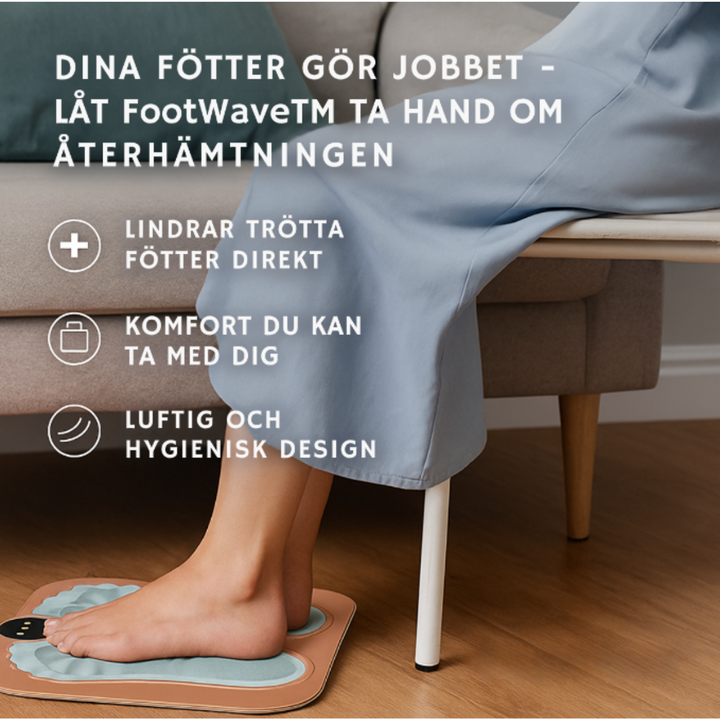 FotVåg™ | Portabel Fotmassager