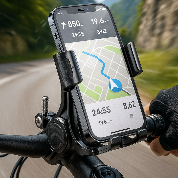FärdSnap™ | Stötsäker Mobilhållare för Körning & Navigering