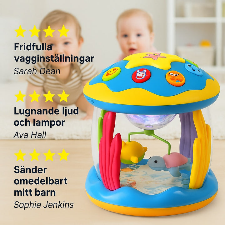 GlowPlay™ | Musikaliskt akvarium – För lugnande melodier och lugnande ljusshower