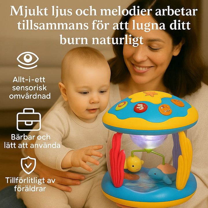 GlowPlay™ | Musikaliskt akvarium – För lugnande melodier och lugnande ljusshower