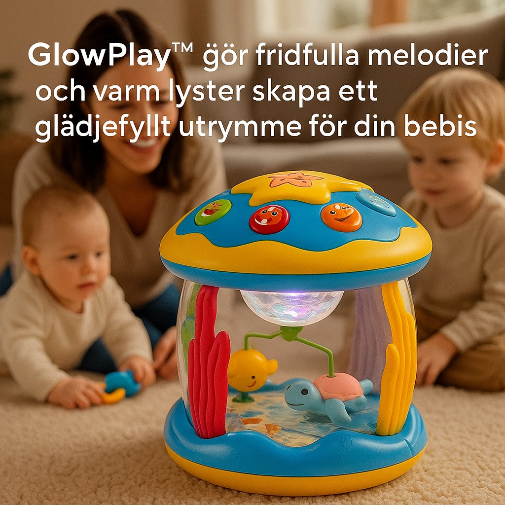 GlowPlay™ | Musikaliskt akvarium – För lugnande melodier och lugnande ljusshower