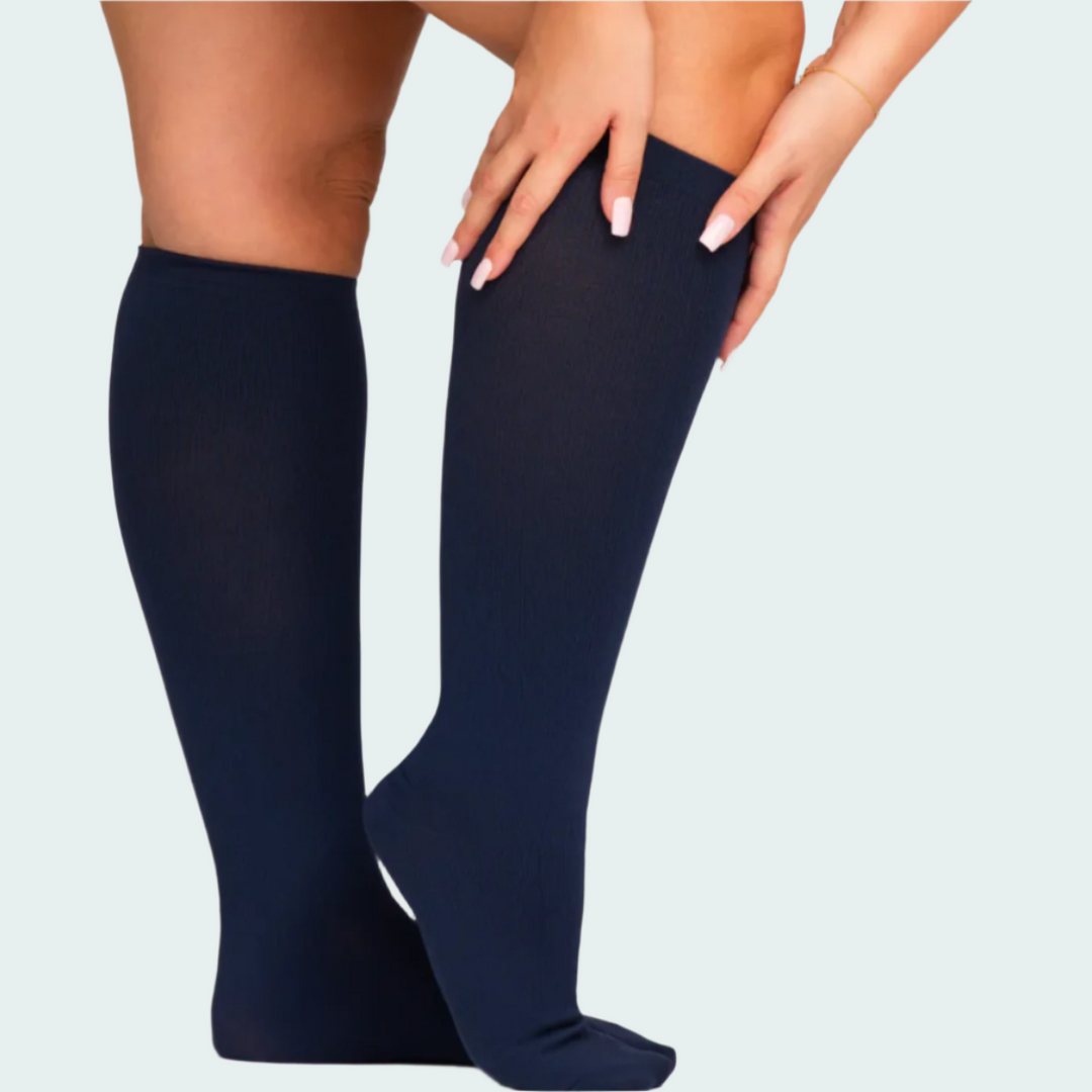 CompSock™ | Breda kompressionsstrumpor för smärtlindring